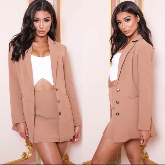 Tiger Mist Avanti Blazer Jacket Camel Brown Size XS - Picture 1 of 9